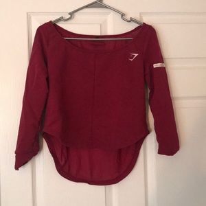 Nikki Blakketter x Gymshark off the shoulder top